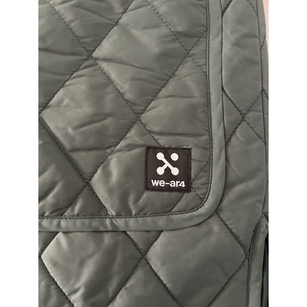WE-AR4 Reversible Burb Coat S Dark Military Green Limonta Quilted‎ Insulated NEW - Picture 6 of 13